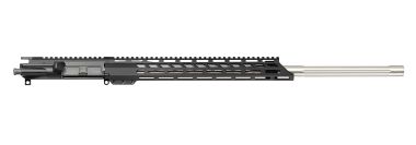 Complete Upper, AM-15, 15'' M-LOK, 5.56 NATO, 24" HVY Stainless Fluted Bar, Rifle Gas (.936)- No BCG or Charging Handle