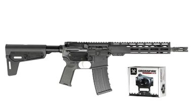 AM-15 10.5 Pistol 5.56 Red Dot Combo