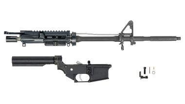 AM-15 Skeleton Build, 16" 5.56 -Front-Sight Based (Upper and Lower Included)