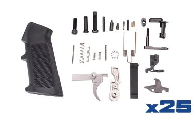 Kit (25 Count), Lower Parts with Pistol Grip, Armourer, Standard, Stainless, AR15