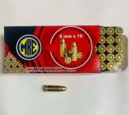 9mm Luger, Brass Cased - MKE - 500 Rounds