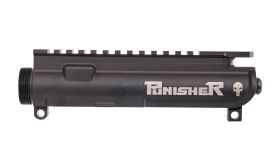 AM-15 Assembled Upper Receiver - Punisher Engraved