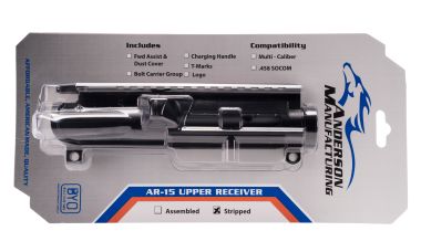 AM-15 Anodized Sport Upper Receiver, No Forward Assist or Dust Cover [RETAIL PACKAGED]