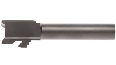 Barrel, Kiger-9c, Recessed Crown, Smooth Breech Block, 9MM, 416R Stainless Steel, DLC