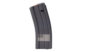 US Flag Engraved ASC Aluminum 5.56 Nato 30 Round Magazine