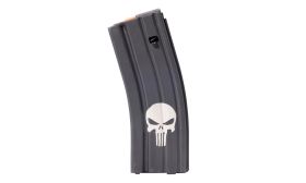 Punisher Engraved Aluminum 5.56 NATO 30 Round Magazine