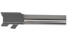 Barrel, Glock 19, Flush Crown Cut, Gen 3, 9mm, 4", 416R Stainless Steel, Polished