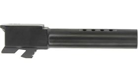 Barrel, Glock 19, Ported Crown Cut, Gen 3, 9mm, 416R Stainless Steel, DLC