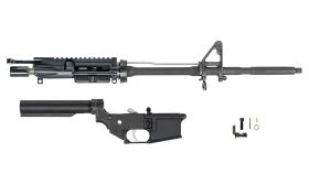 AM-15 Skeleton Build, 16" 5.56 -Front-Sight Based (Upper and Lower Included)