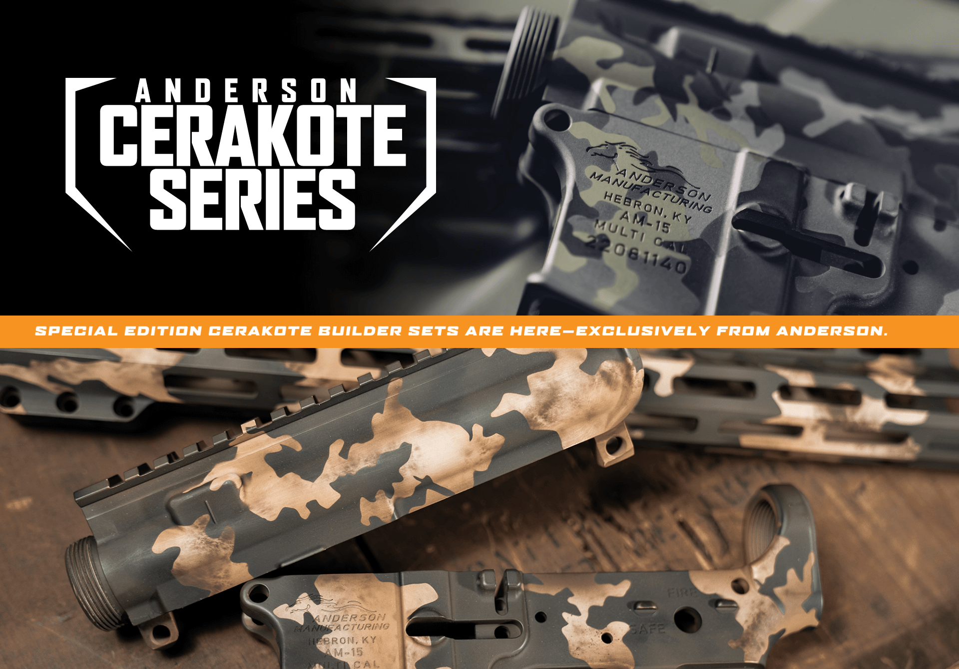Special Edition Cerakote Builder Sets Are Here—Exclusively From Anderson.